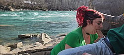 Fucking Her Throat Down By The Rapids On A Beautiful Sunny Day ??'
