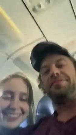 Slutty Wife Gives Blowjob On The Plane'
