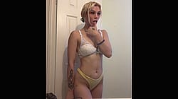 Amateur College Blonde Gets Her Throat Fucked Like Pussy And Gagged'